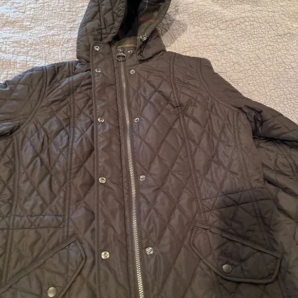 Barbour Cavalry Polarquilt Jacket (Hooded version) - Size 14 - Picture 9 of 10